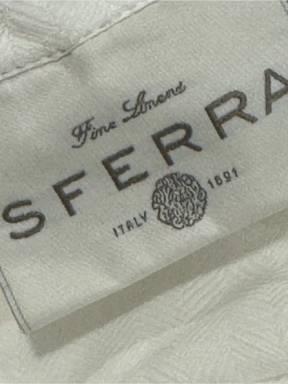 SFERRA | White 100% Long-Staple Cotton | Fitted Sheet /QUEEN Size